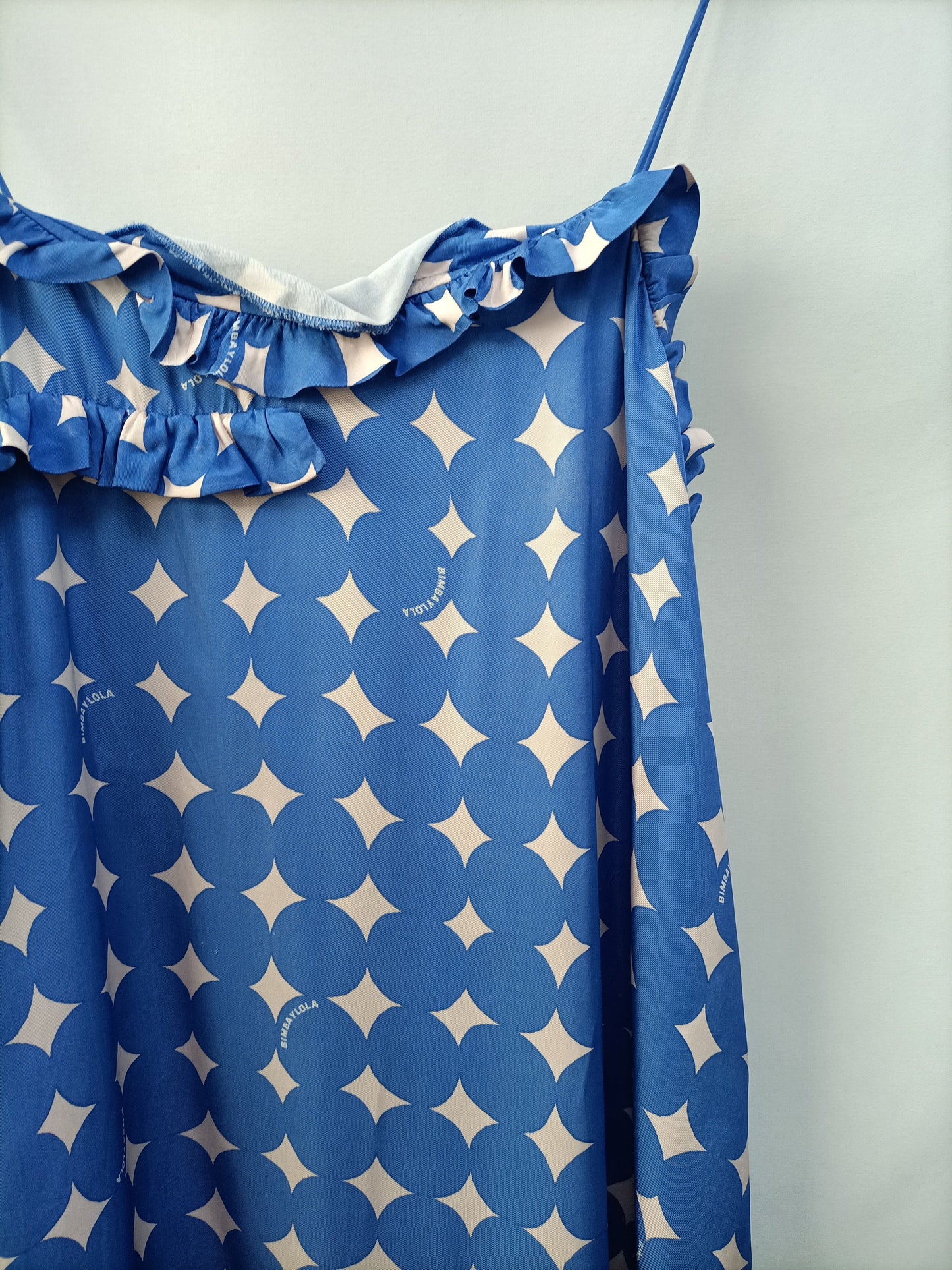 BIMBA Y LOLA. Vestido midi azul T.S