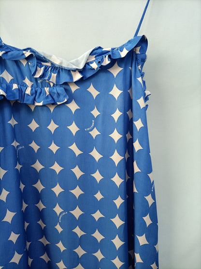 BIMBA Y LOLA. Vestido midi azul T.S