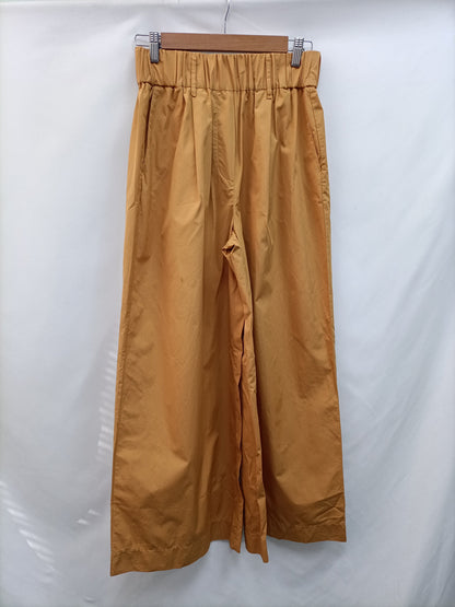 FORTE FORTE. Mustard palazzo pants T.1 (S)