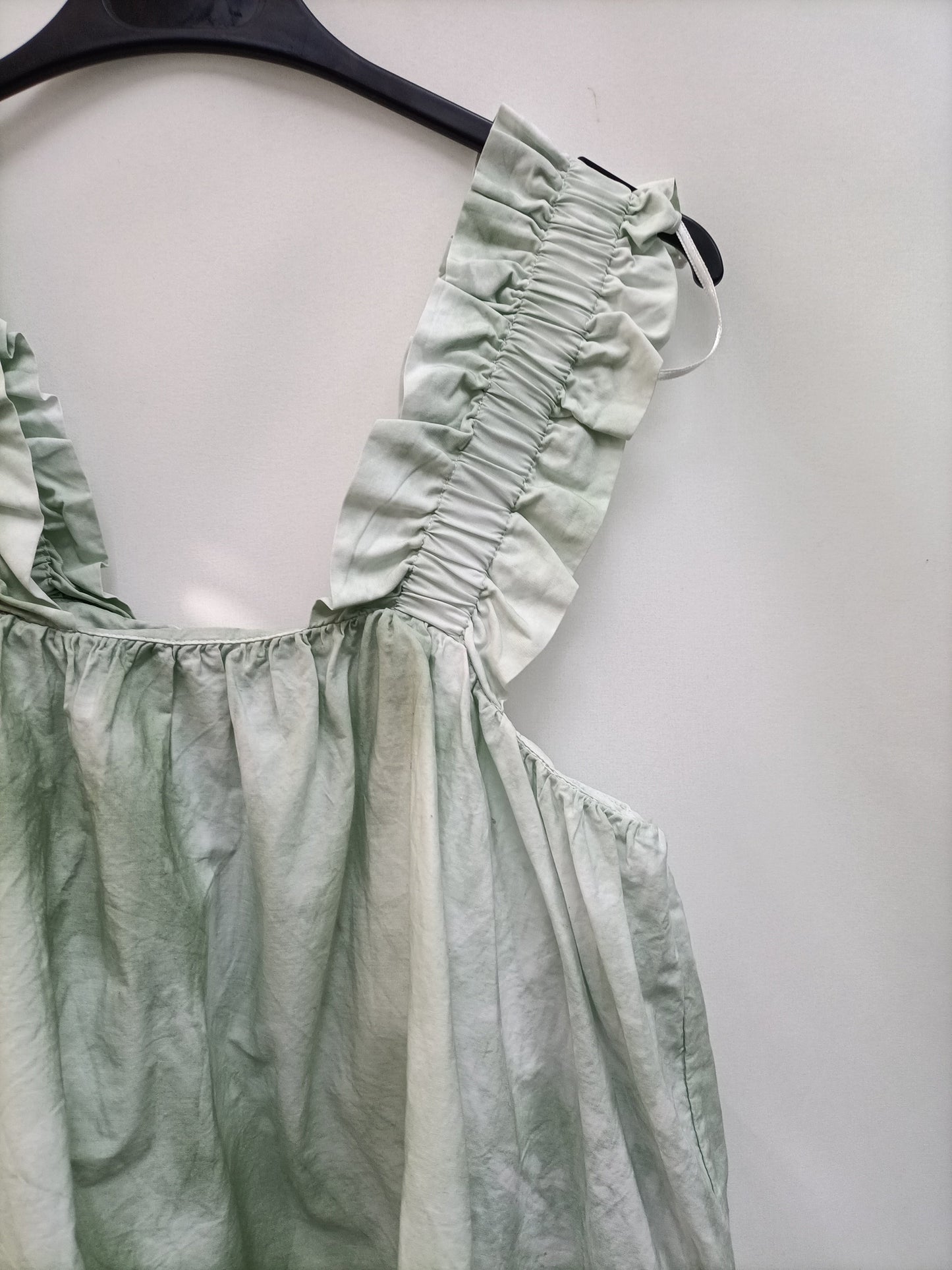 ZARA. Top tie dye verde claro  T S