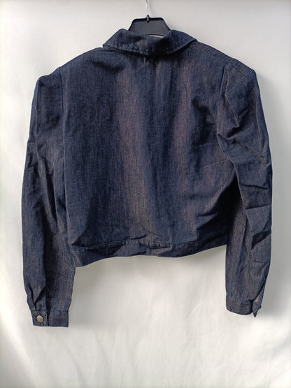 MVP WARDROBE. Cazadora denim corta T.40(s/m)