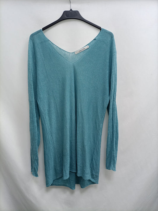 BIMBA Y LOLA. Thin blue top TM