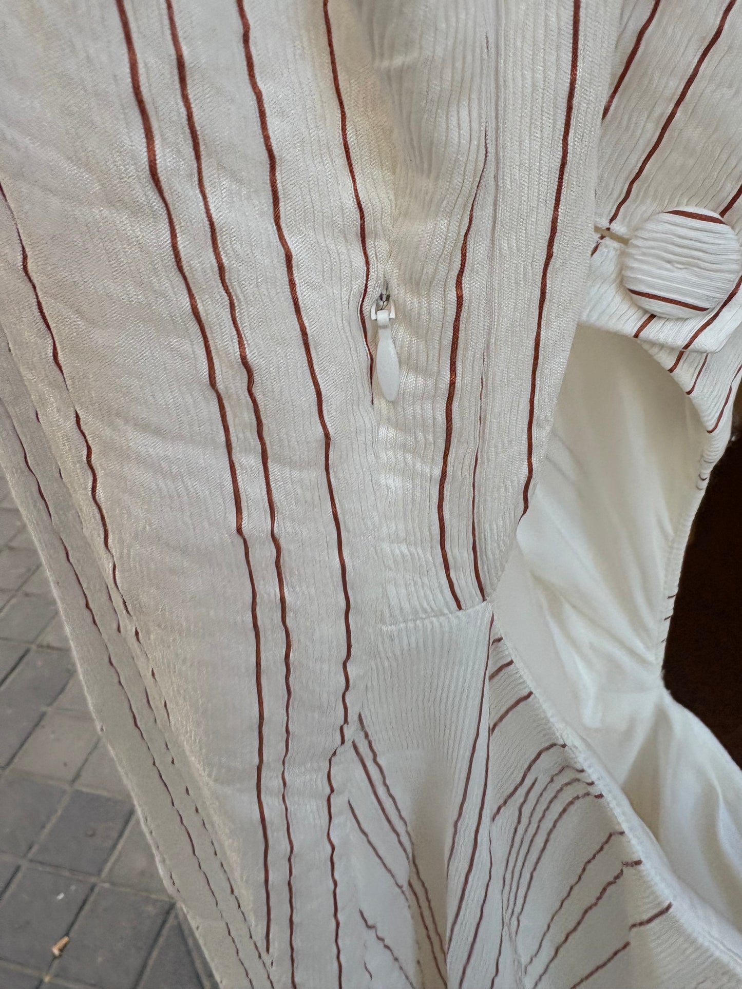 MASSIMO DUTTI. Short green skirt with pocket T.xs