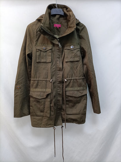 OSLEY. Light green parka size 36