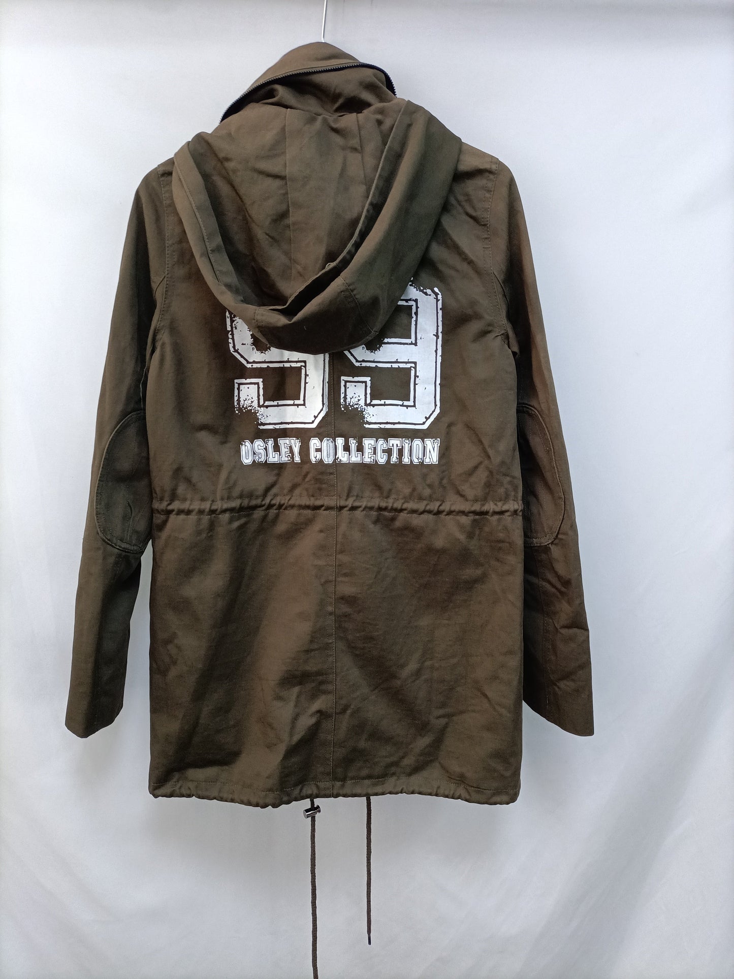 OSLEY. Light green parka size 36