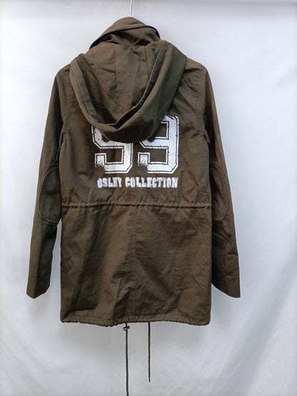 OSLEY. Light green parka size 36