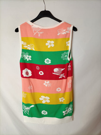 LA CASITA DE WENDY. Top rayas y flores T.m/l