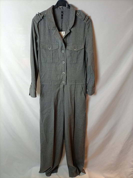 ZARA. Flowy grey jumpsuit T.xs