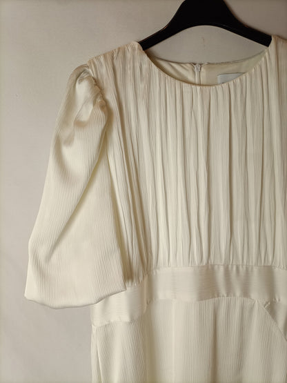 LADY PIPA. White midi dress T.xxl