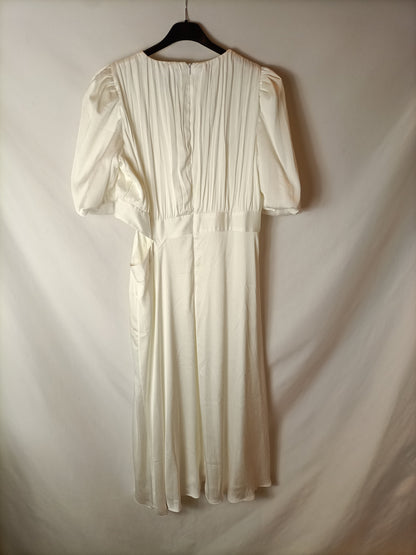 LADY PIPA. White midi dress T.xxl