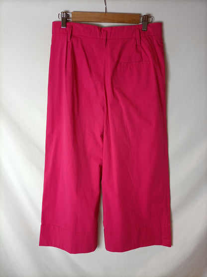 ZARA. Pantalón culotte rosa . T L