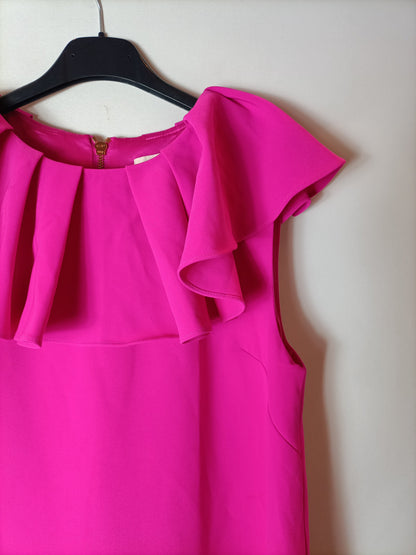 TED BAKER. Pink dress with collar, size 1(s) Hibuy market TED BAKER. Pink dress with collar, size 1(s) Hibuy market