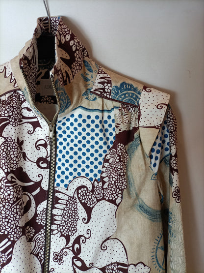 ALMA AGUILAR. Total jacket and skirt look. Size 38