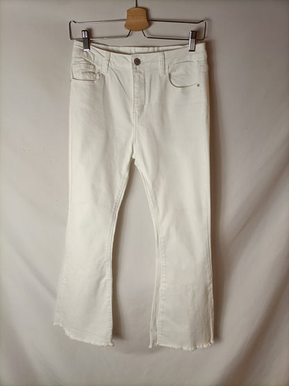 OTRAS. Pantalón blanco denim T.xl(36)