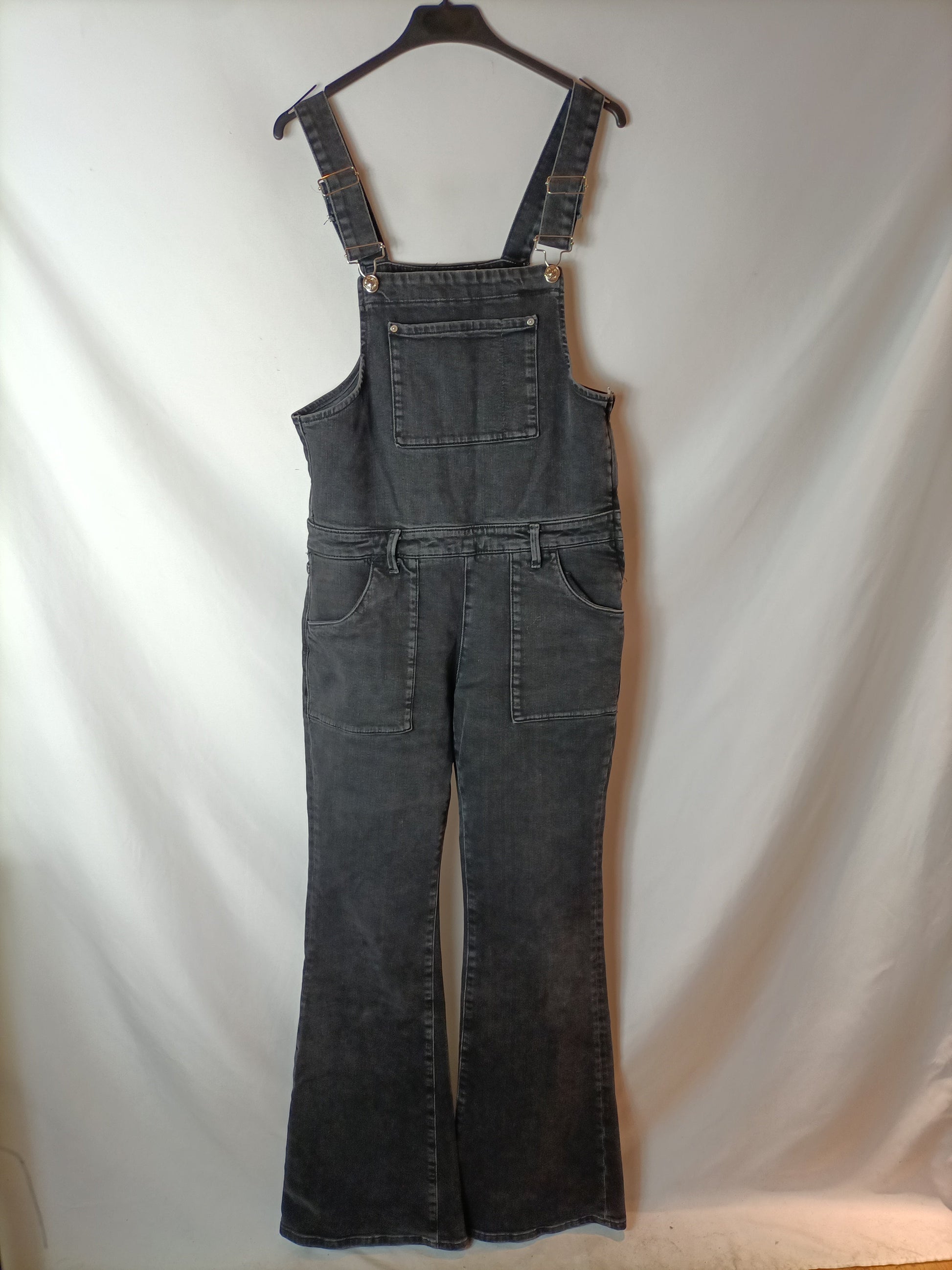 Peto Mango Premama Vaqueros Ropa Premama Peto Vaquero Negro Mujer