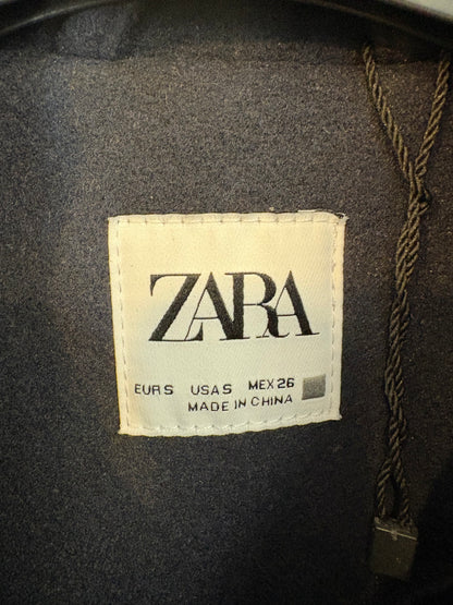 ZARA. Chaqueta azul paño botones dorados
