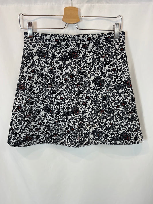 MANGO. Falda estampada textura. T M