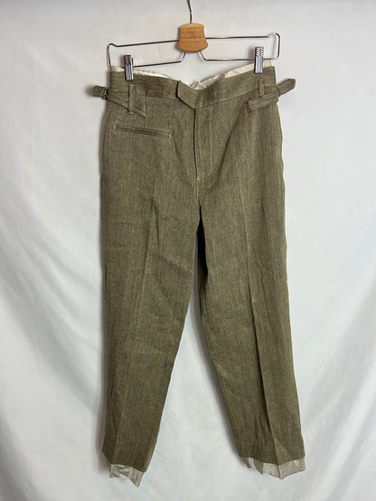 ZARA. Total look verde jaspeado. T XS