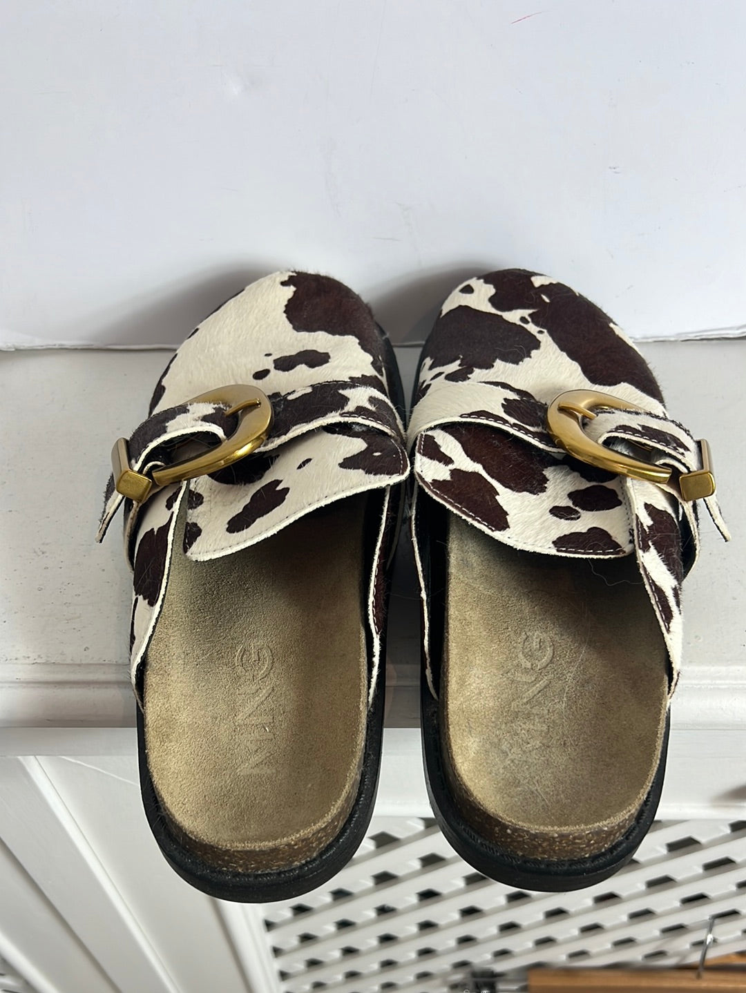 MANGO. Zapatos animal print textura. T 37