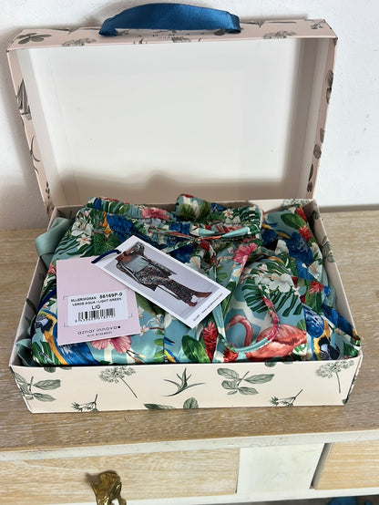 ADMAS GARDEN. Conjunto pijama estampado 3 piezas. T M/L