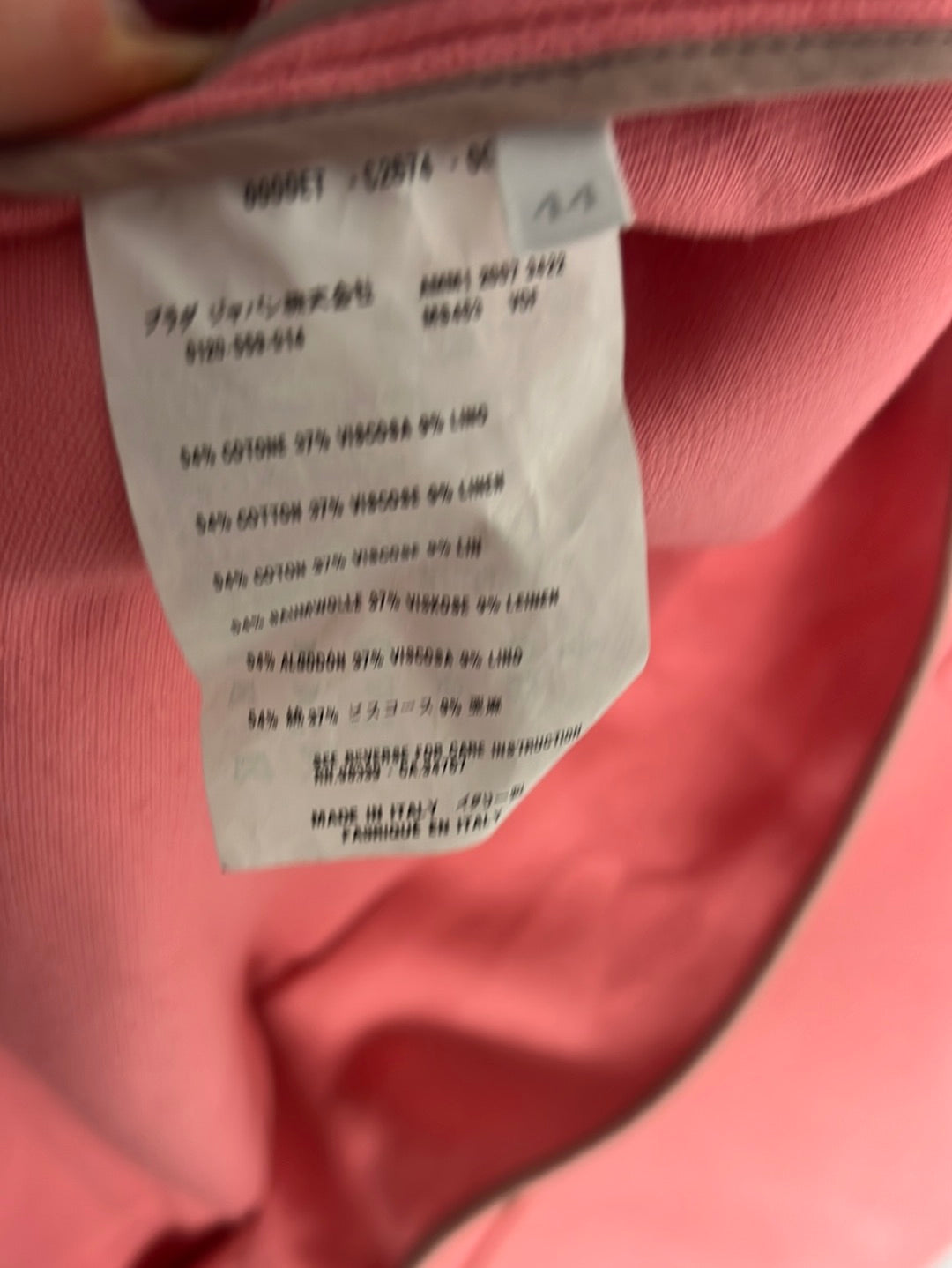 MIU MIU. Pink jacket with details. TM