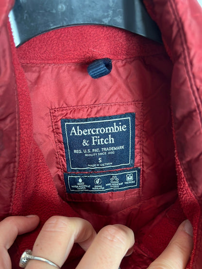 ABERCROMBIE&amp;FITCH. Light red Ts down jacket