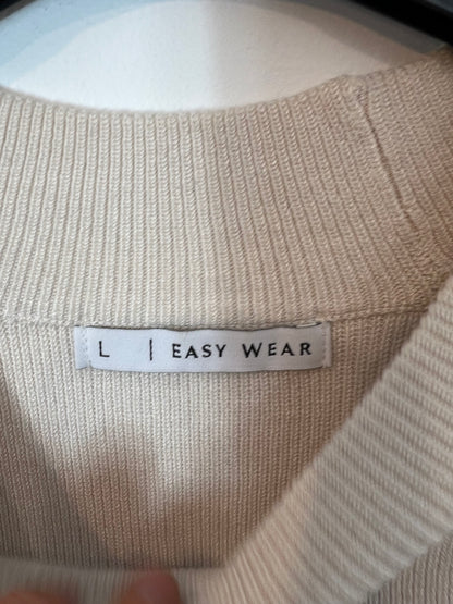 EASY WEAR. Striped perkins collar sweater. TL (S)