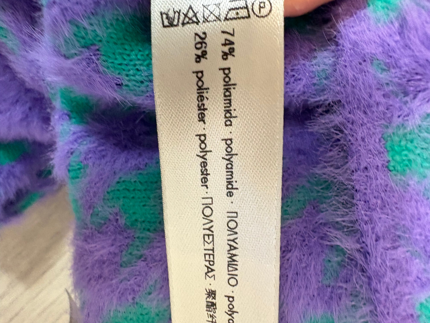 UTERQÜE. Jersey texturas bicolor