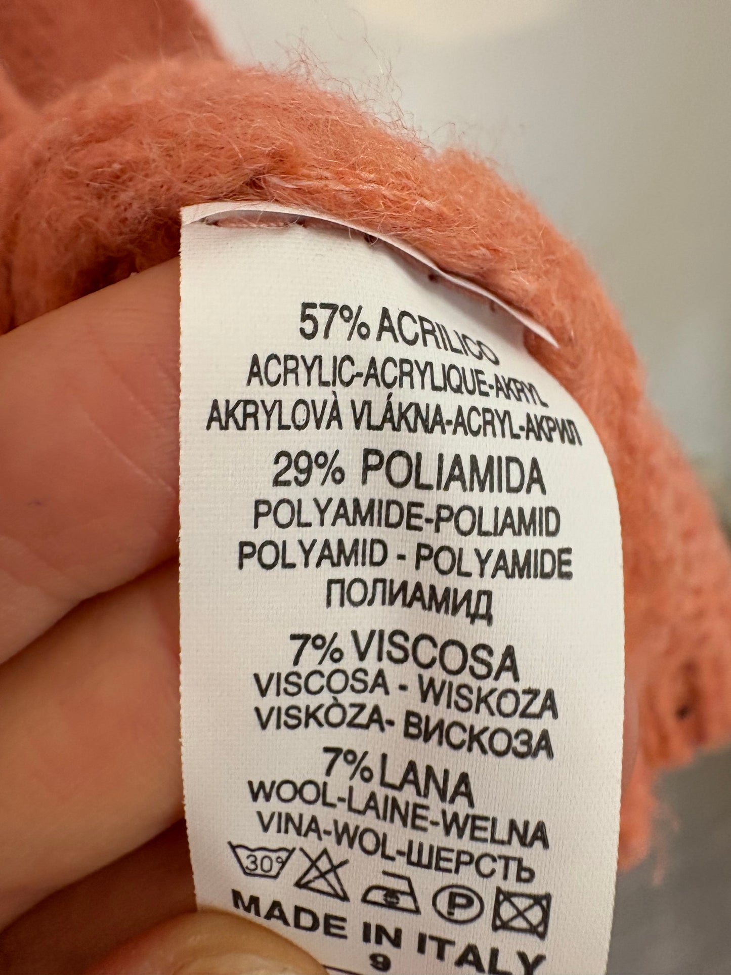 OTRAS. Chaqueta punto salmón. T S/M