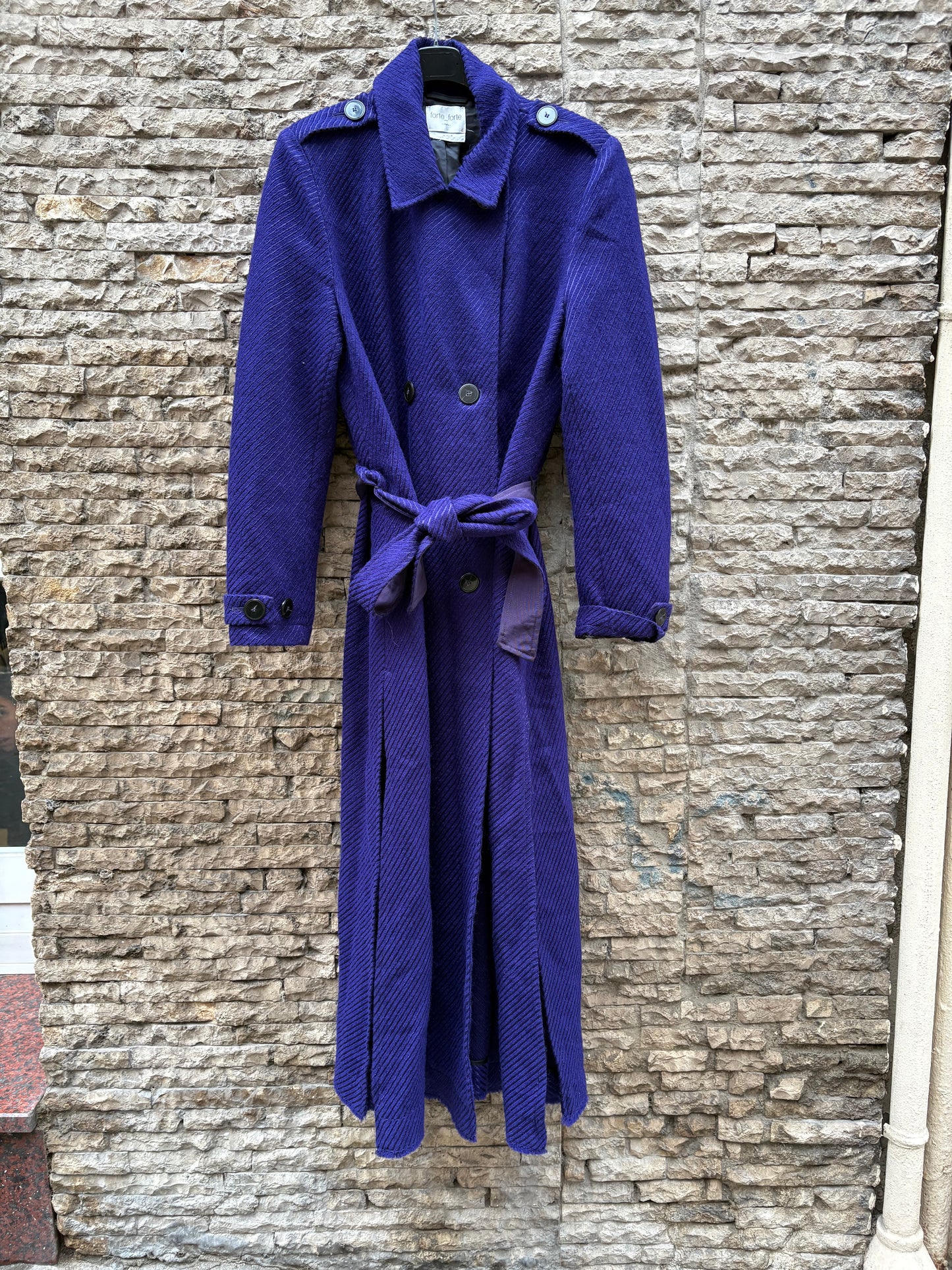 FORTE FORTE. Abrigo largo mezcla