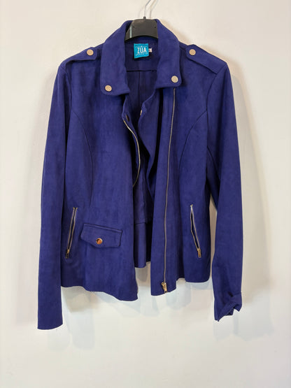 ZUA. Chaqueta antelina cremallera. T  (S/M)