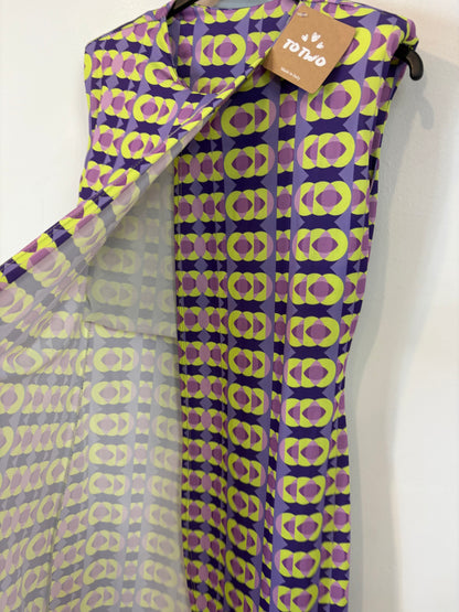 OTRAS. Top largo cruzado estampado. T S