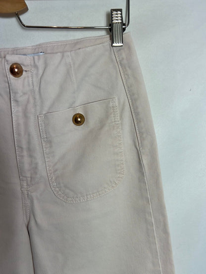 ZARA. Denim rosa claro culotte . T 36