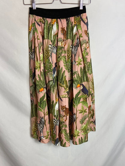 MYTHS. Falda midi estampada TU (S)