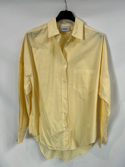 LMND. Camisa amarillo claro algodón. T S/M