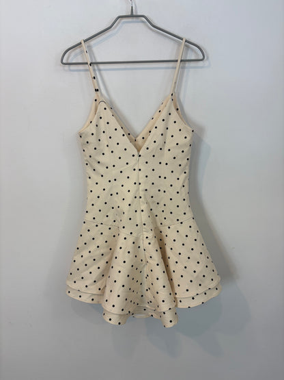 ZARA. Vestido corto lunares