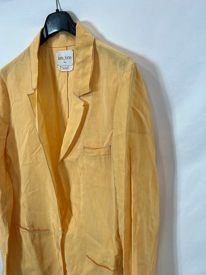 FORTE FORTE. Flowy yellow blazer. Size 1 (S)