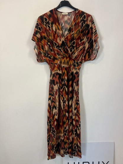 LOUIZON. Vestido largo tie dye T0(xs)