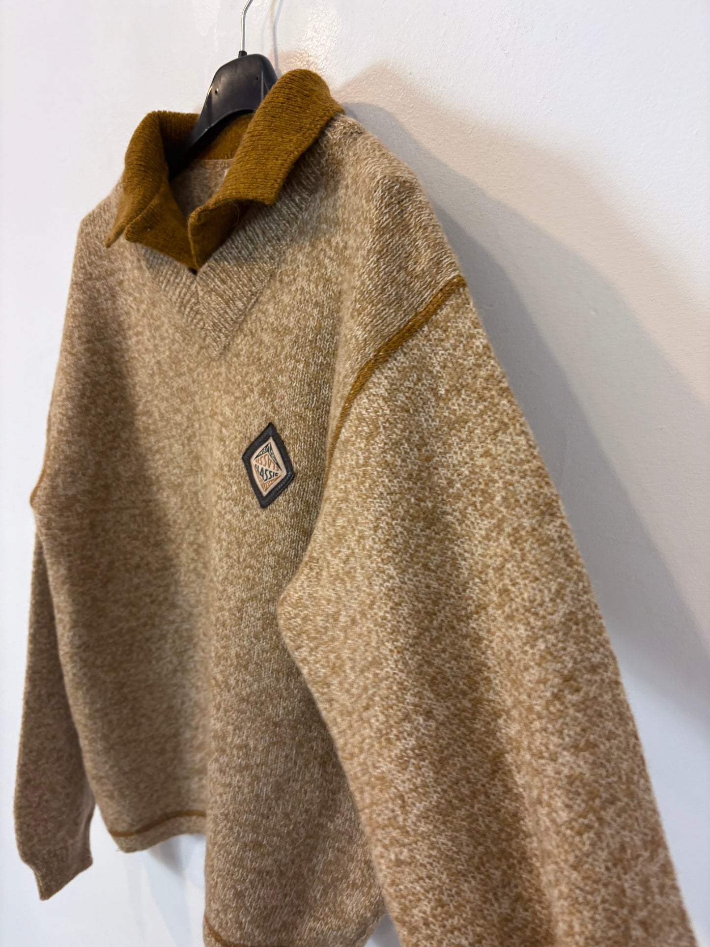 CLASSIC NOVEAU. Jersey jaspeado lana