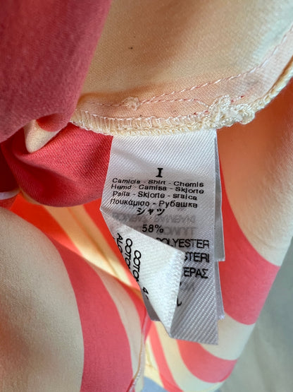 FORTE FORTE. Camisa rayas bicolor iniciales. T 1(S)