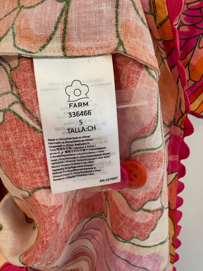 FARM RIO. Conjunto estampado fucsia
