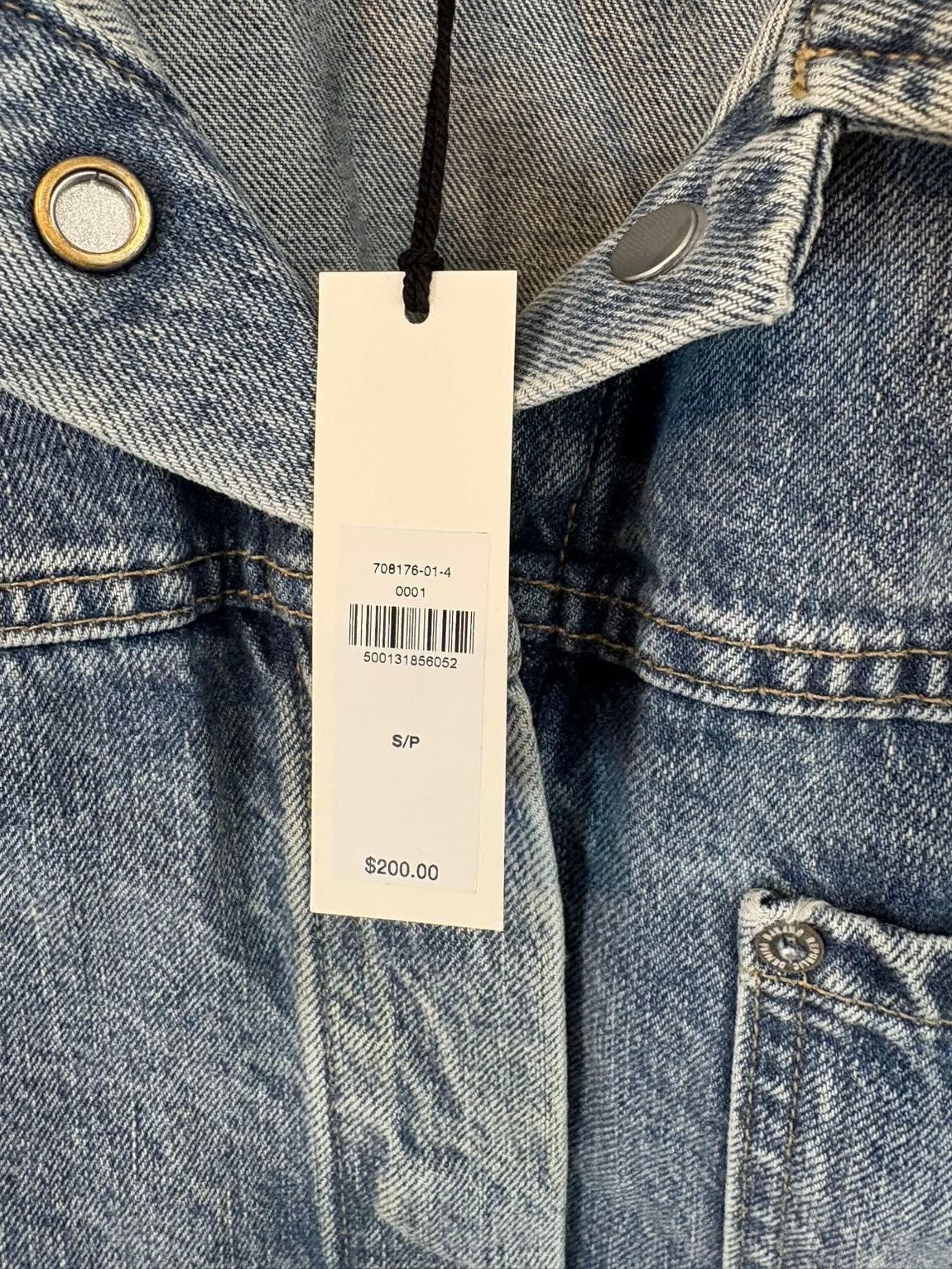 BANANA REPUBLIC. Cazadora denim bolsillos