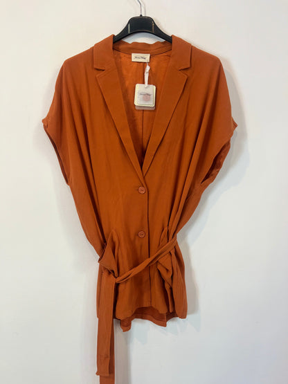 AMERINCAN VINTAGE. Chaleco fluido teja T.xs/s