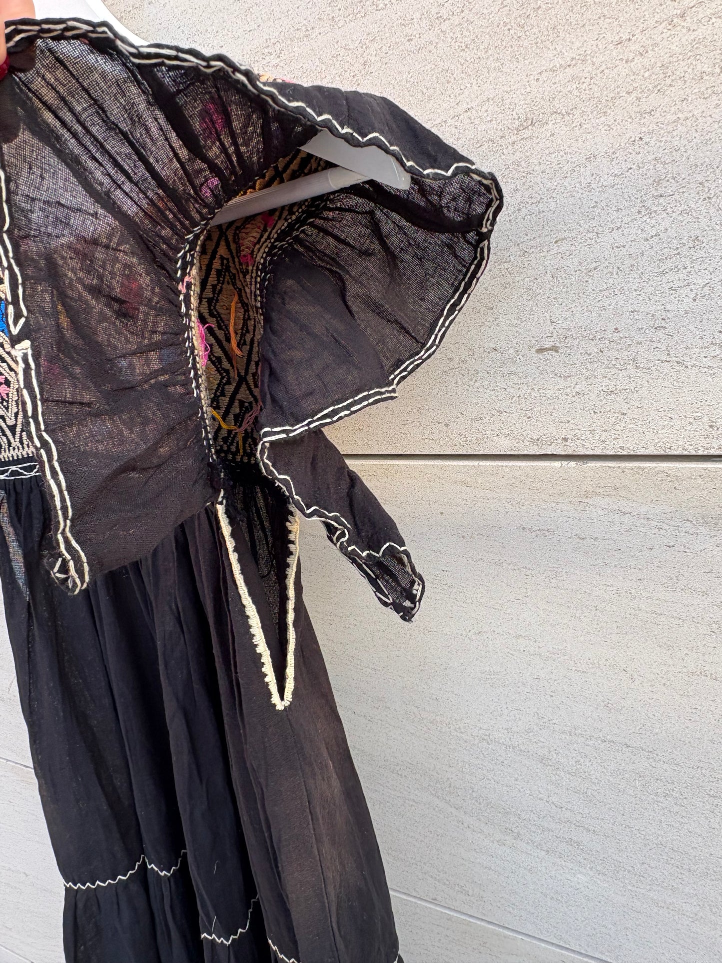 Vestido Maxi mexicano bordados