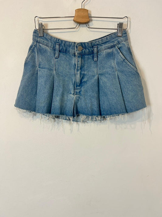 ZARA. Falda denim tablas