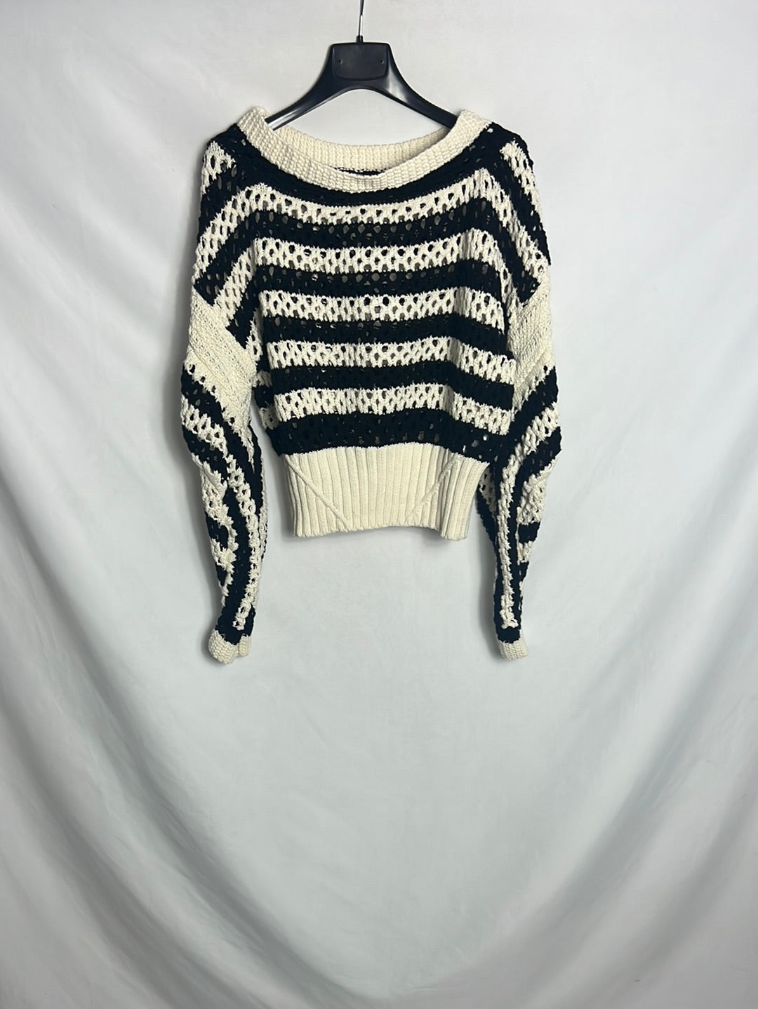 ZARA. Jersey rayas punto ancho. T M