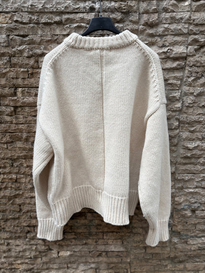 IMAN. White ribbed top Tm