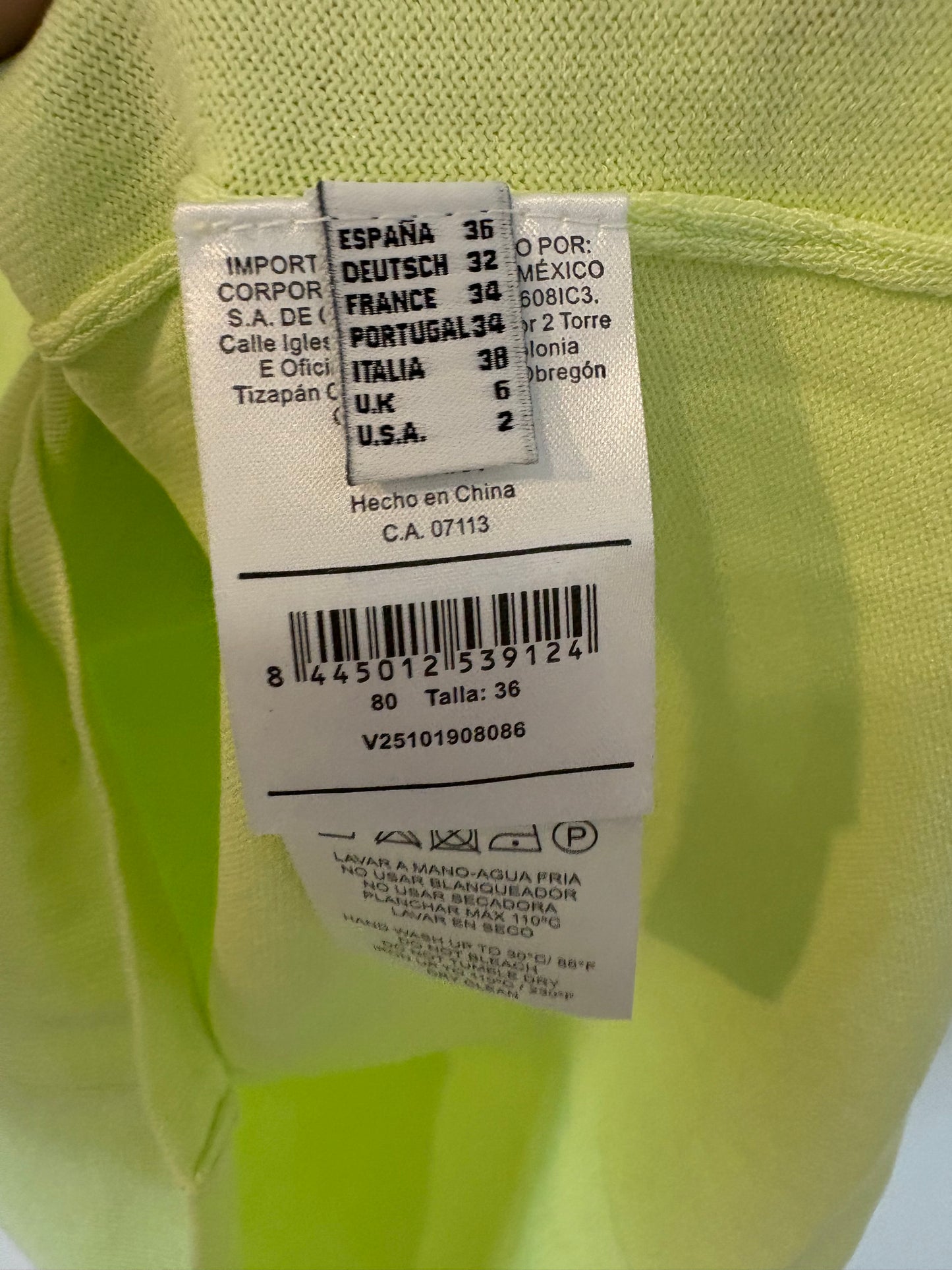 SIMORRA. Top punto flúor