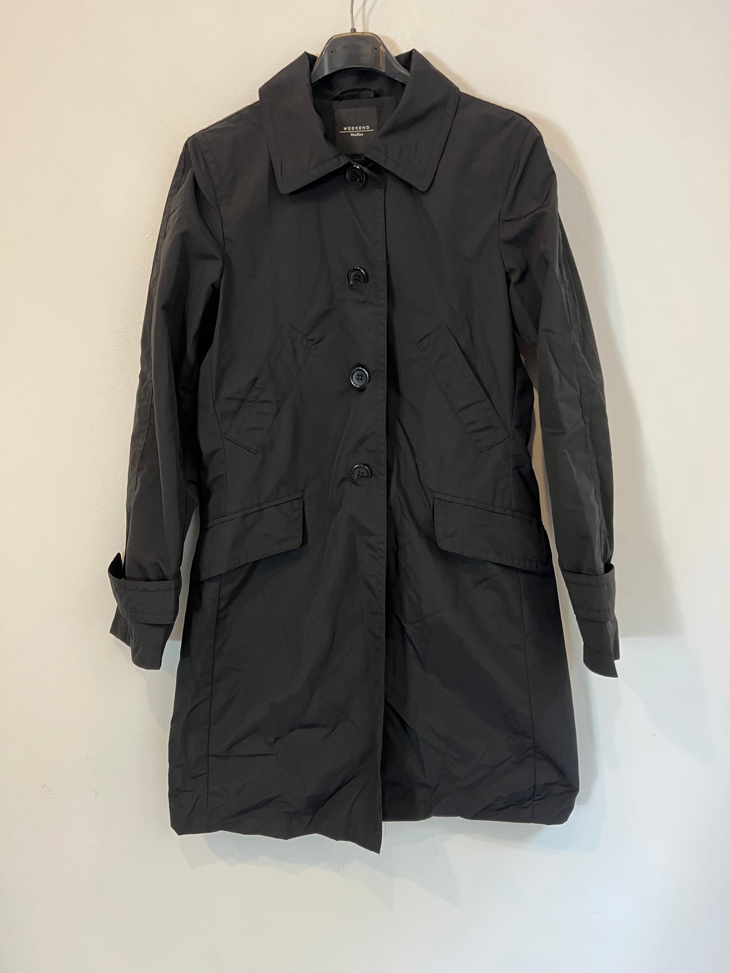 MAXMARA. Black trench coat TM