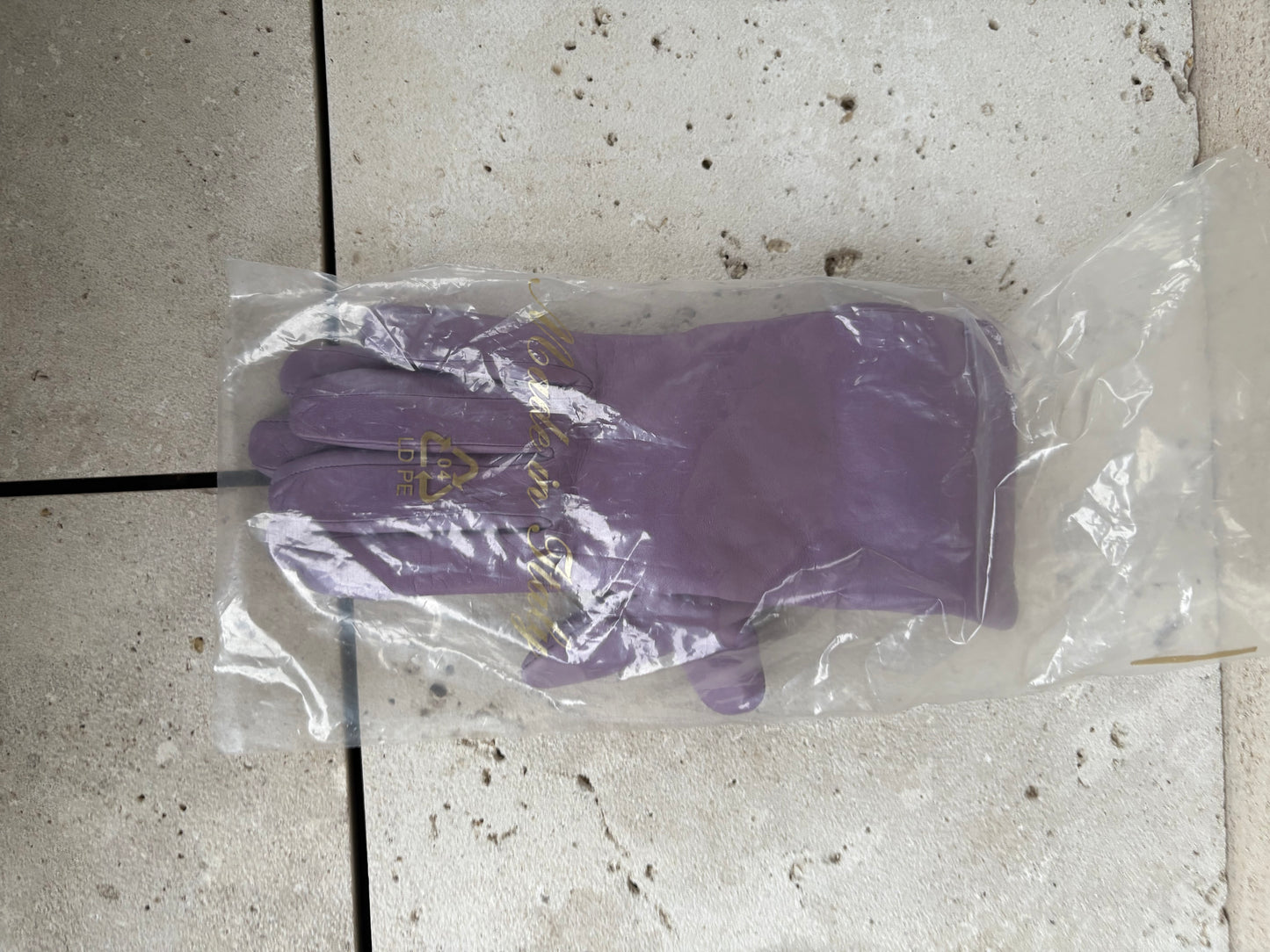 SERGIO DI CORI. Guantes piel y cashmere